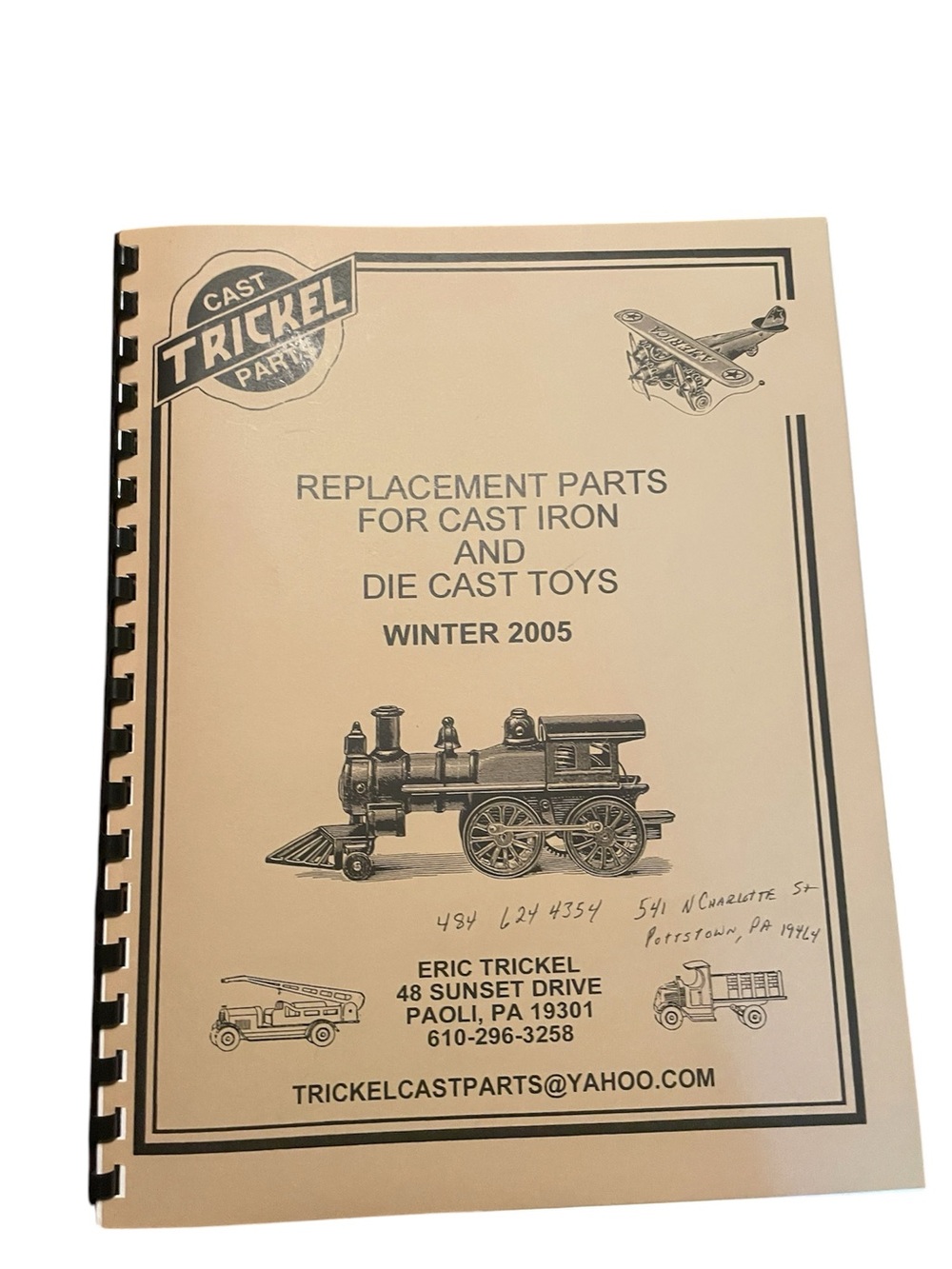 Cast Parts Replacement Parts Catalog Vintage Winter 2005